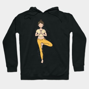 Tree Pose Yogas Hoodie